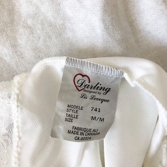 Vintage nylon lace teddy size M - Picture 8 of 10